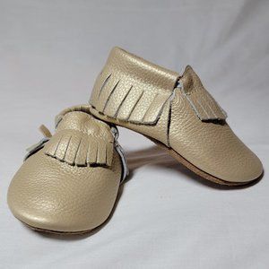 Gold soft sole Moccasin